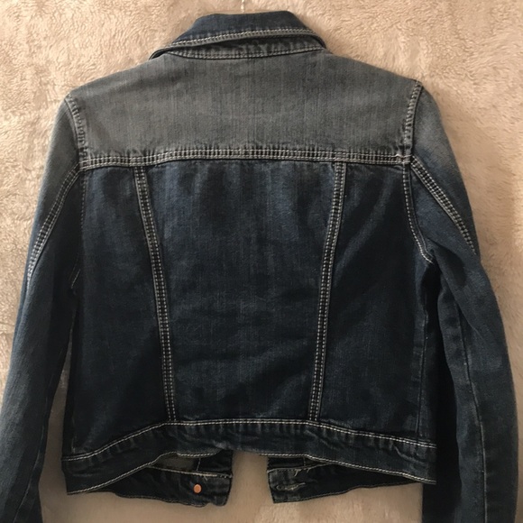 Miss Me denim crop jacket size large - Picture 5 of 5
